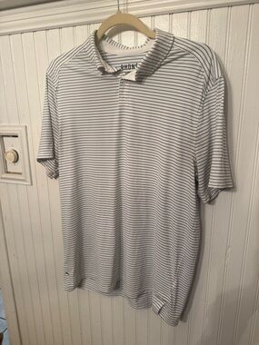 Rhone Commuter Medium Striped Polo shirt